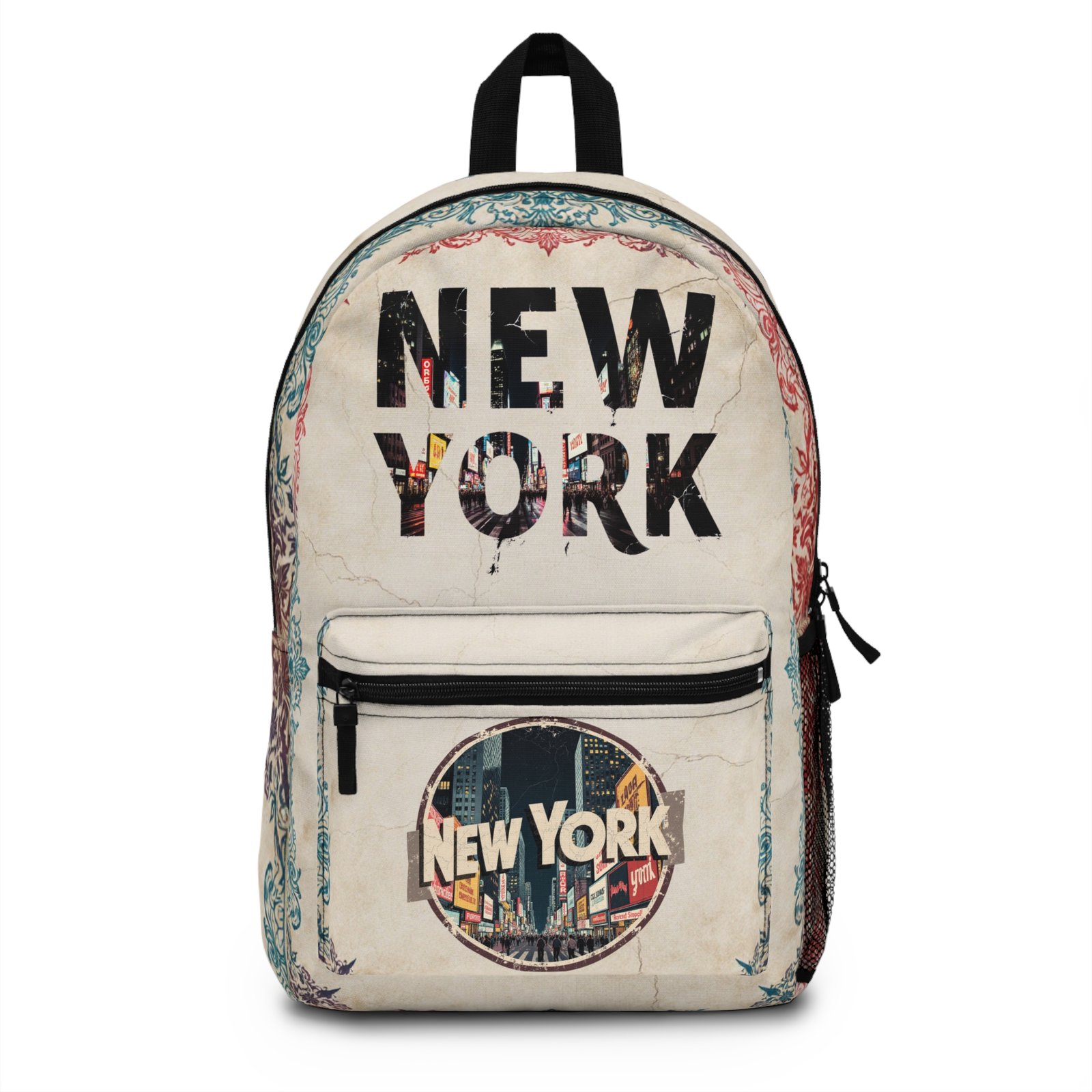 Home Vintage Graphic New York Backpack